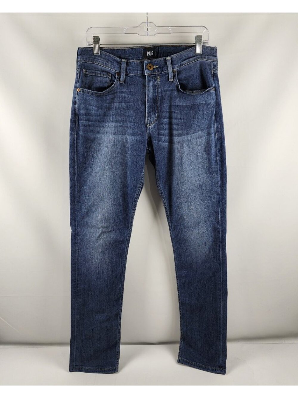 Paige Jeans Mens 32x32 Blue FEDERAL Birch Straight Leg Denim